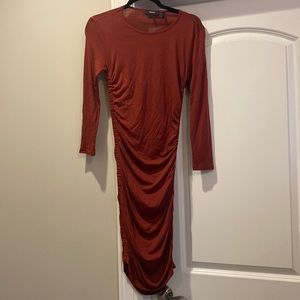 Theory red dress